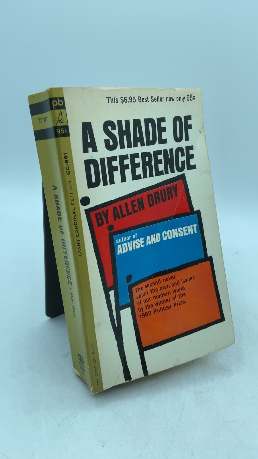 A Shade of Difference by Allen Drury - front cover