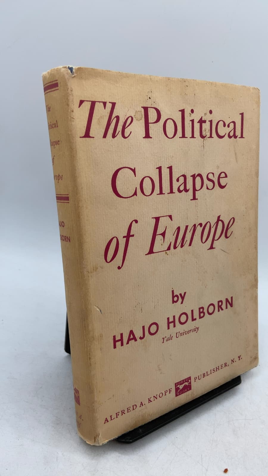 The Political Collapse of Europe by Hajo Holborn - front cover