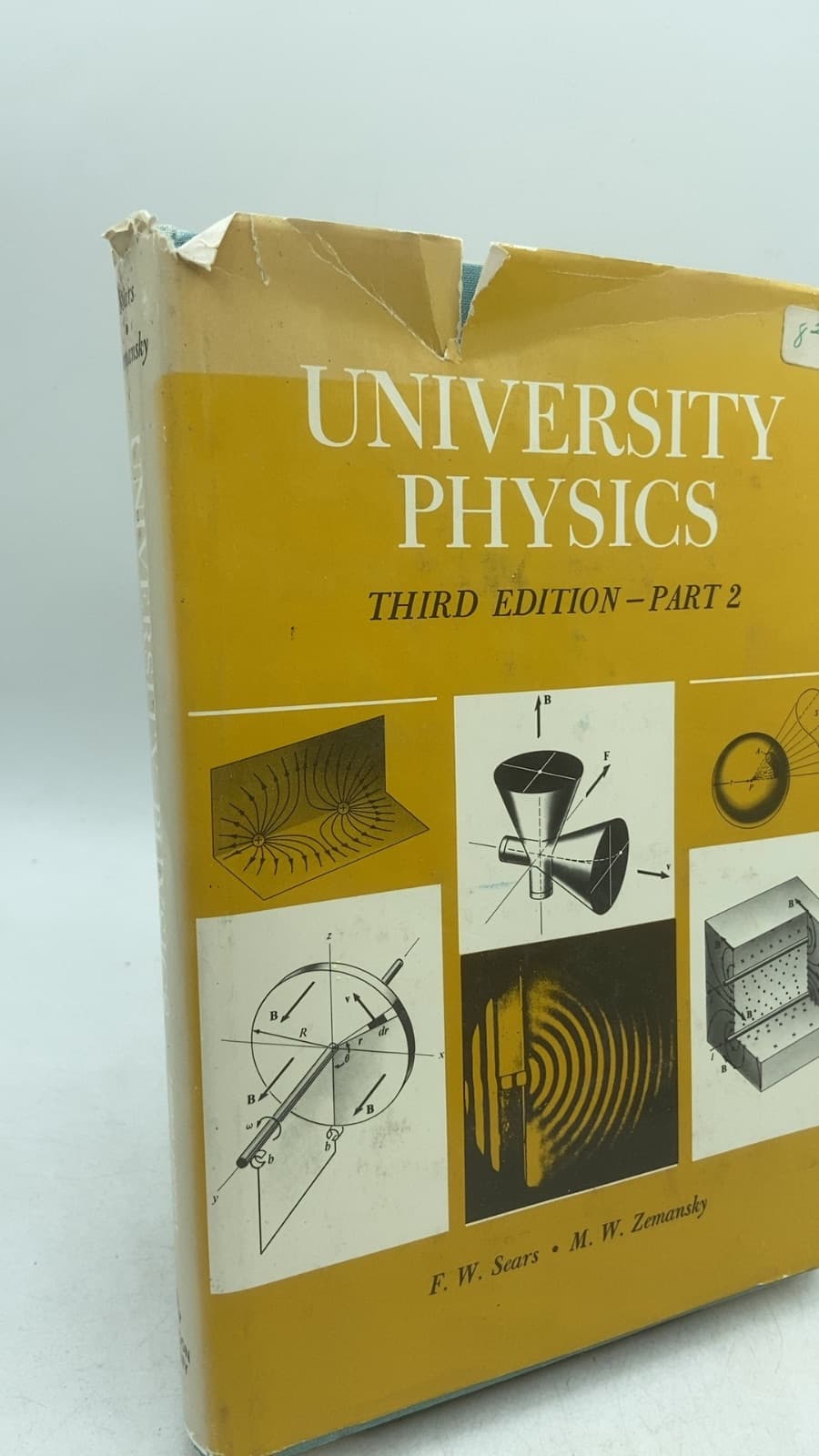 University Physics Third Edition part 2.  by Francis Weston Sears and Mark W. Zemansky - front cover