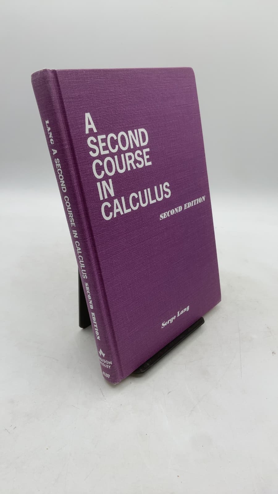 A Second Course in Calculus by Serge Lang - front cover