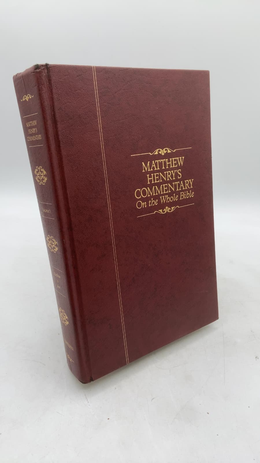 Matthew Henry's Commentary On the Whole Bible, Volume 5: Matthew to John by Matthew Henry - front cover