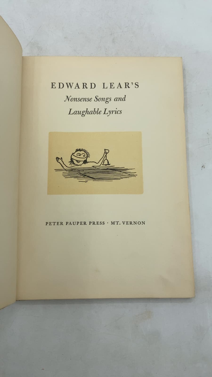 Edward Lear's Nonsense Songs and Laughable Lyrics by Edward Lear - title page