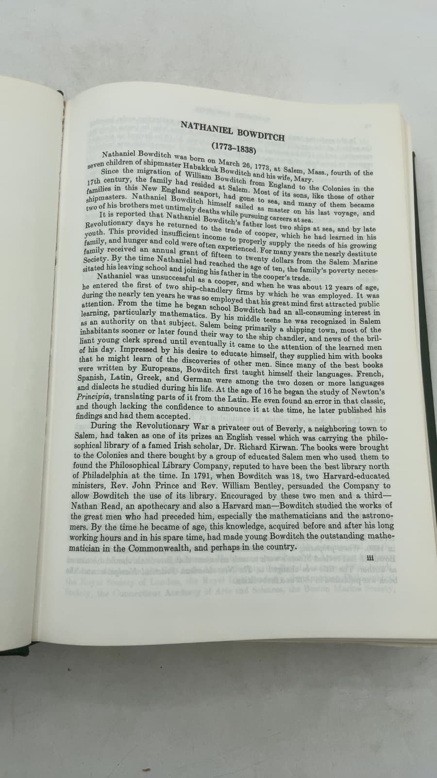 American Practical Navigator, Bowditch, Volume II: Useful Tables, Calculations, Glossary of Marine Navigation by Nathaniel Bowditch - title page