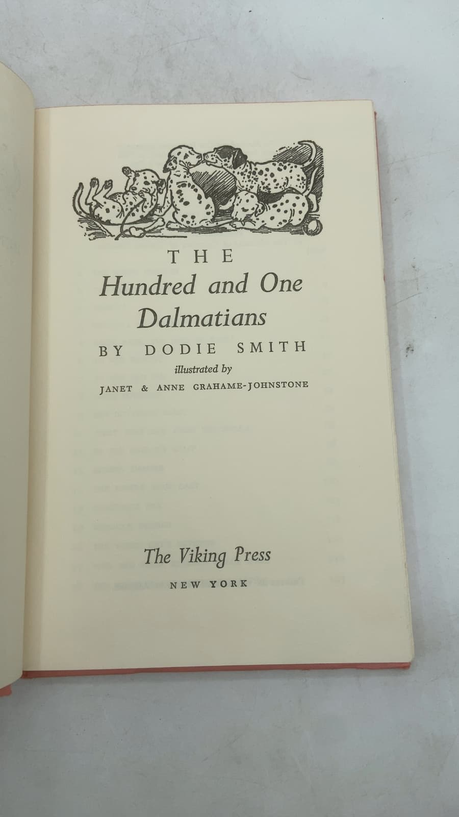 The Hundred and One Dalmatians by Dodie Smith - title page