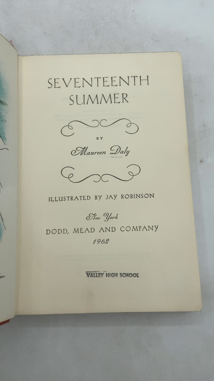 Seventeenth Summer by Maureen Daly - title page