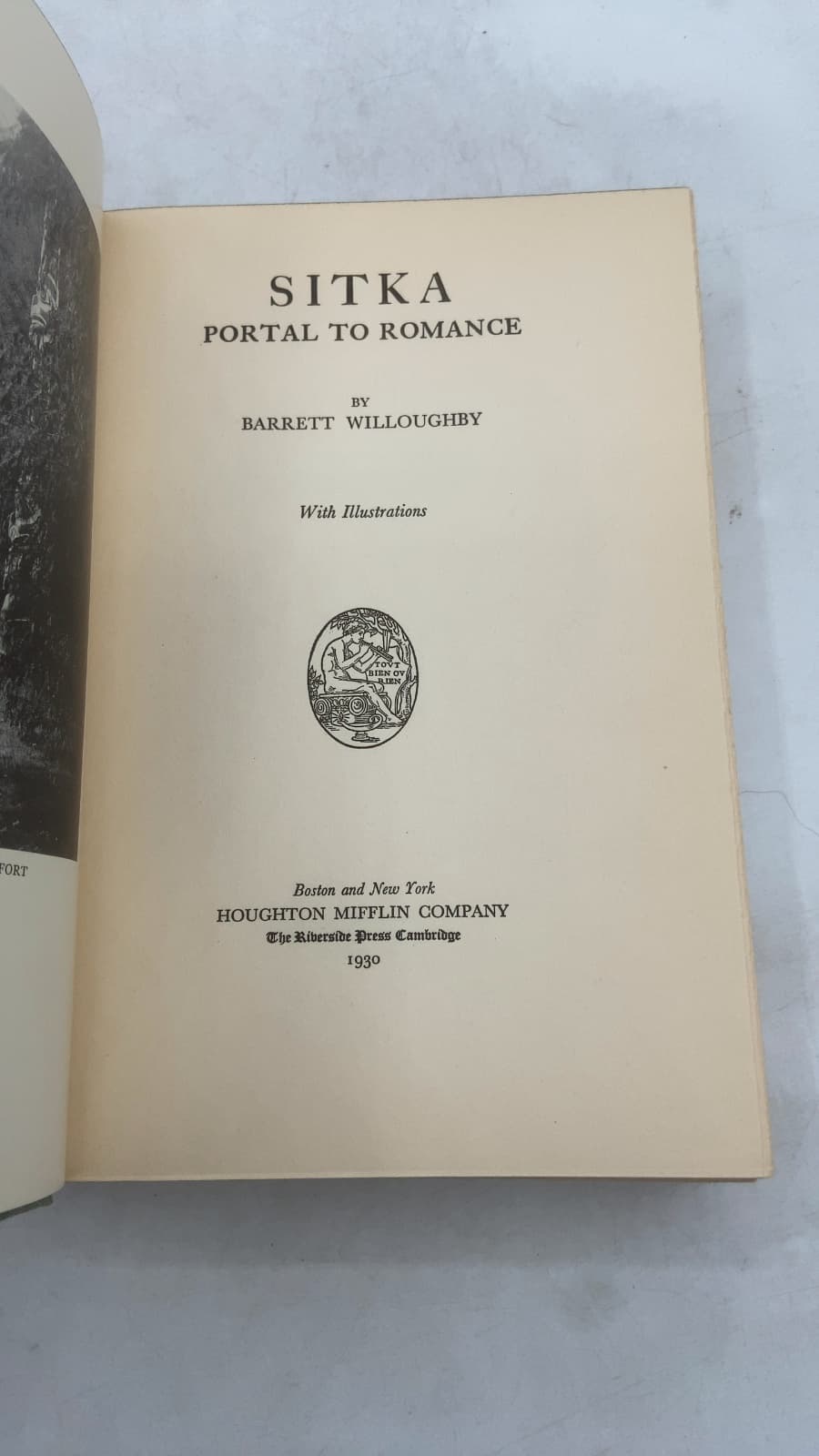 SITKA Portal to Romance by Barrett Willoughby - title page