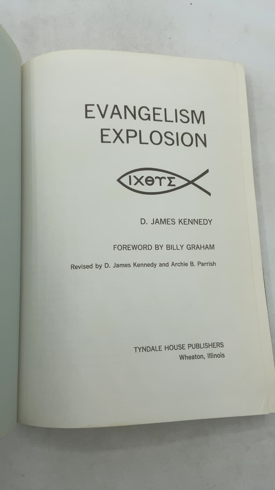 Evangelism Explosion by D. James Kennedy - title page