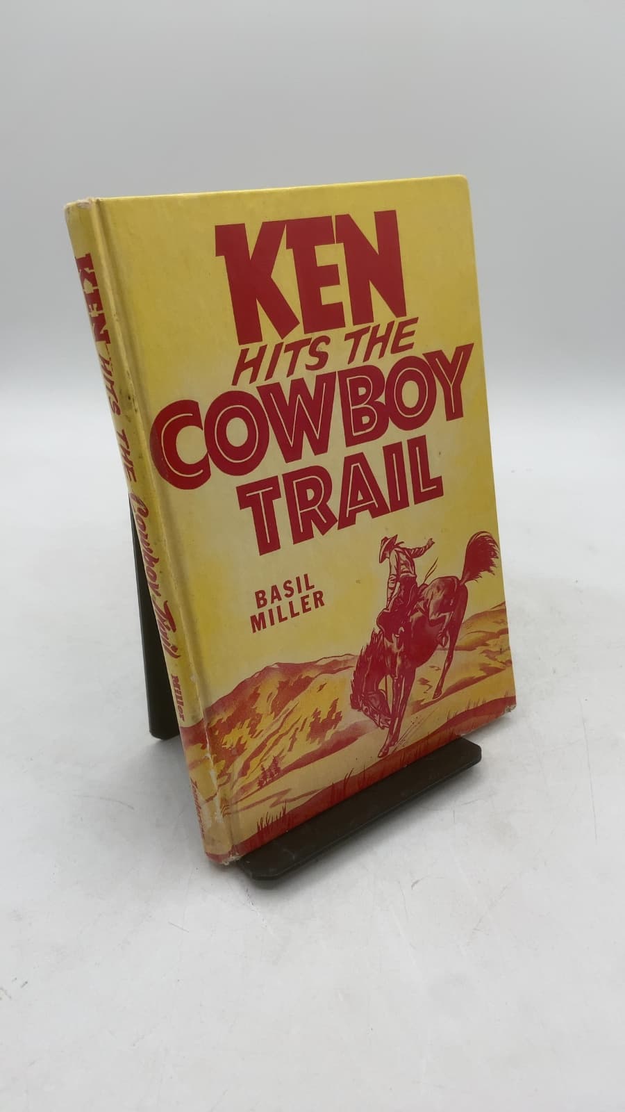KEN Hits THE Cowboy Trail by Basil Miller - front cover