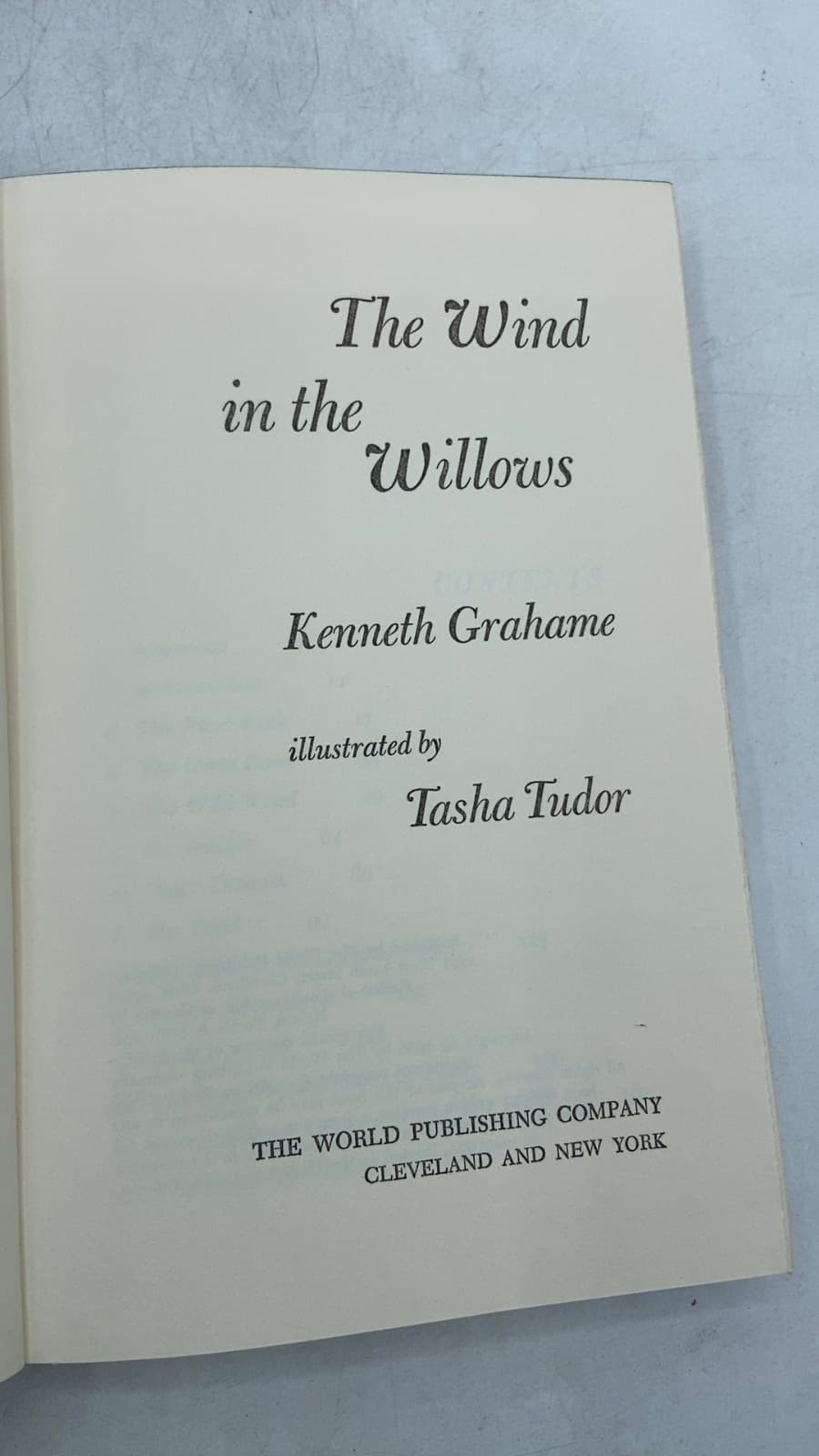The Wind in the Willows by Kenneth Grahame - title page