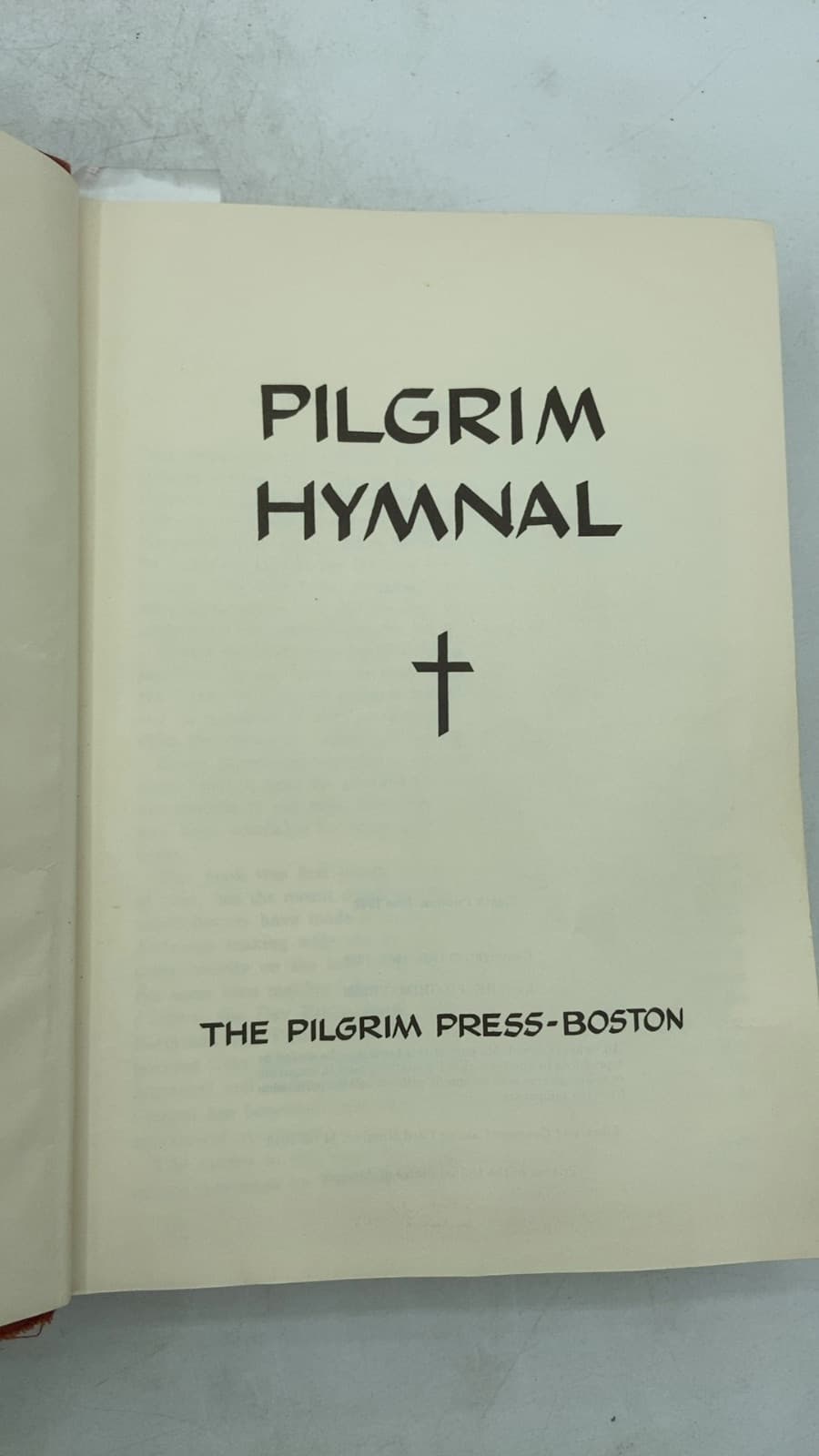 Pilgrim Hymnal - title page