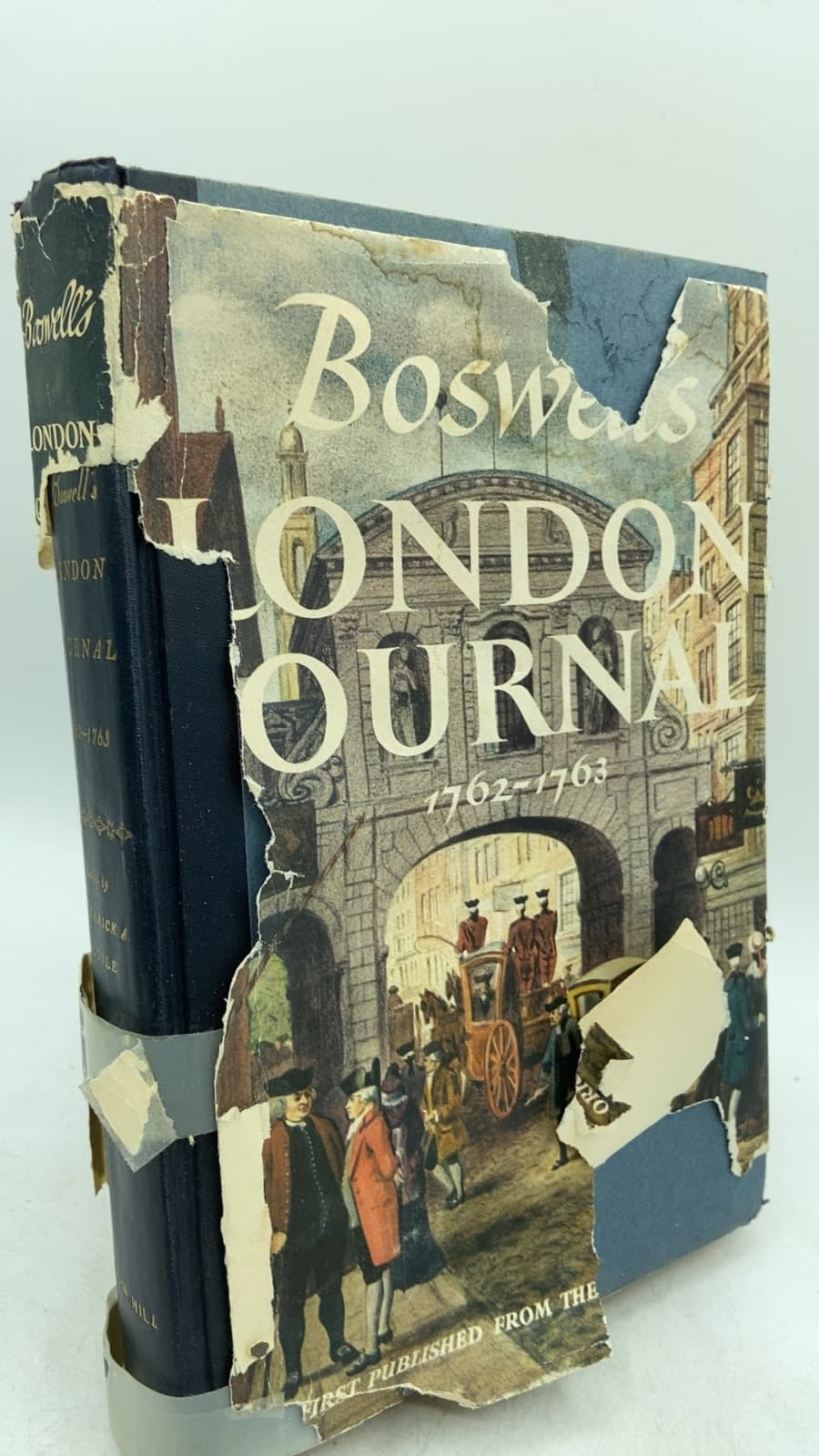 Boswell's London Journal 1762-1763 by Frederick A. Pottle - front cover