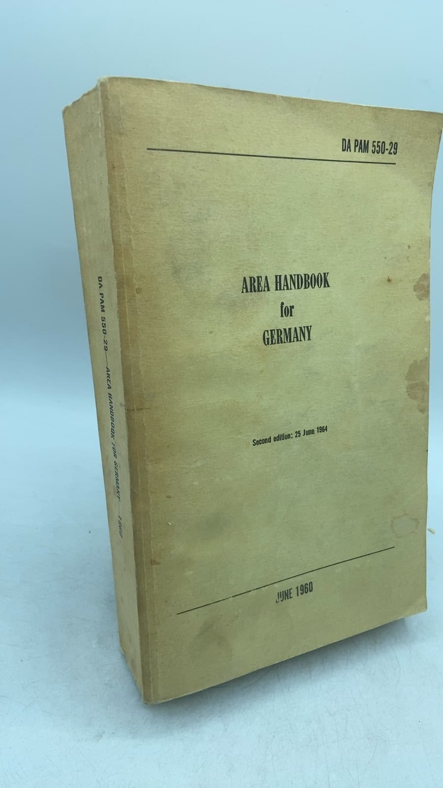 Area Handbook FOR Germany by Norman C. Walpole, Marianne Baer, Lelah Dushkin, Neda A. Franges, Lyman H. Legters, Jr., Elsa Liles, Virgil Ney, Conrad C. Reining - front cover