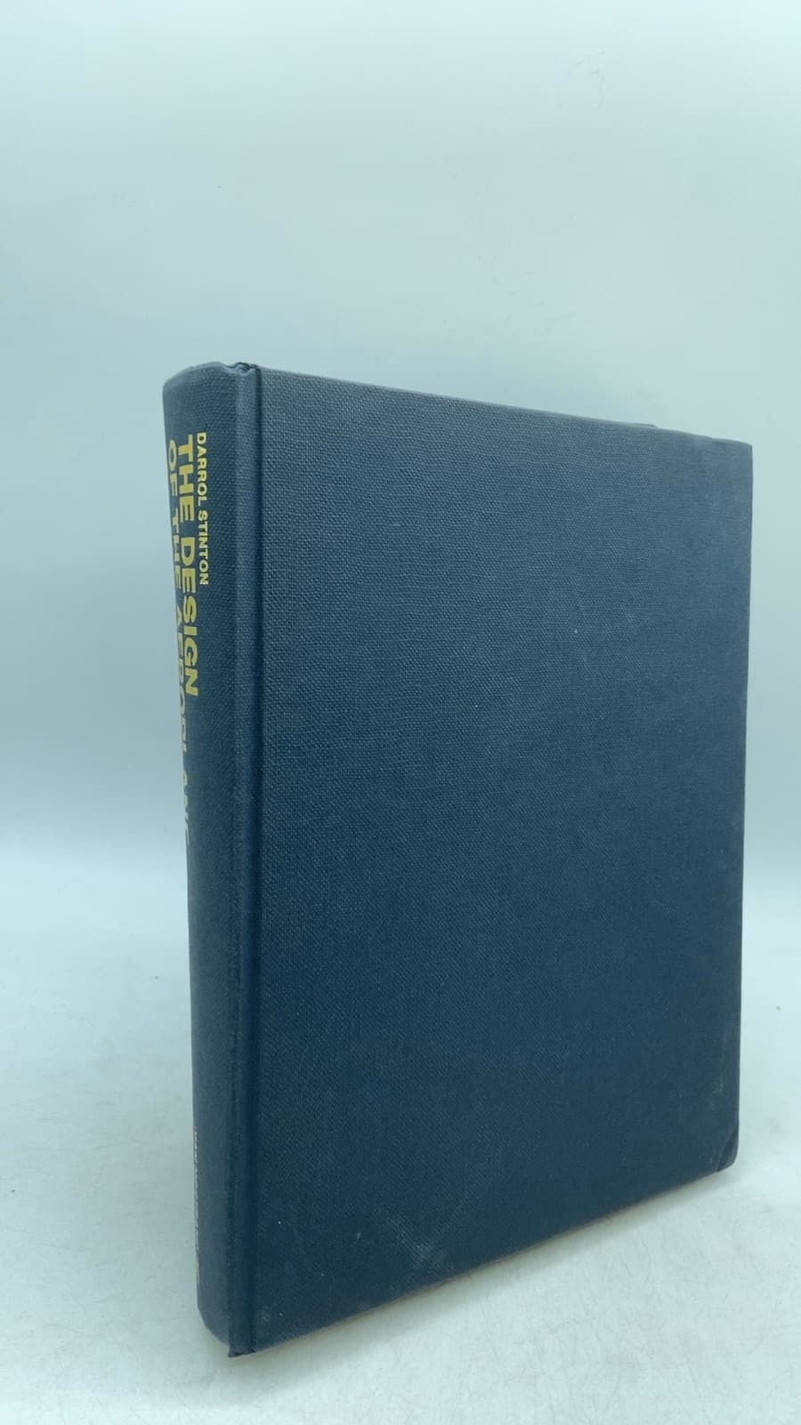The Design of the Aeroplane by Darrol Stinton - front cover