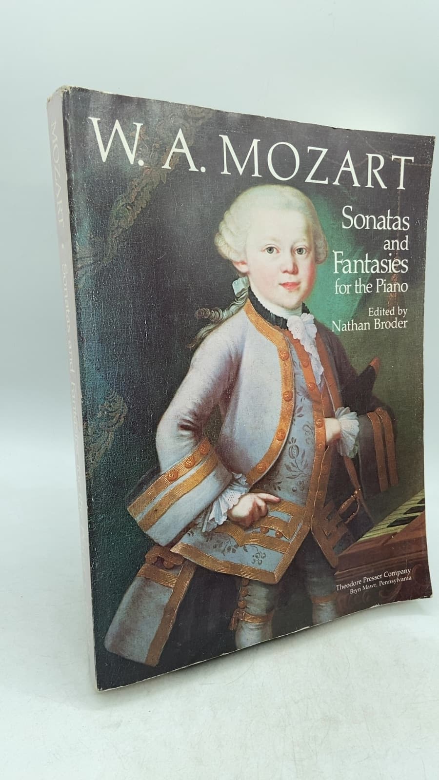 Sonatas and Fantasies for the Piano by W. A. Mozart; Edited by Nathan Broder - front cover