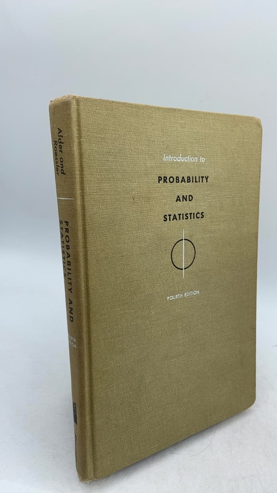 Introduction to Probability and Statistics by Henry L. Alder and Edward B. Roessler - front cover