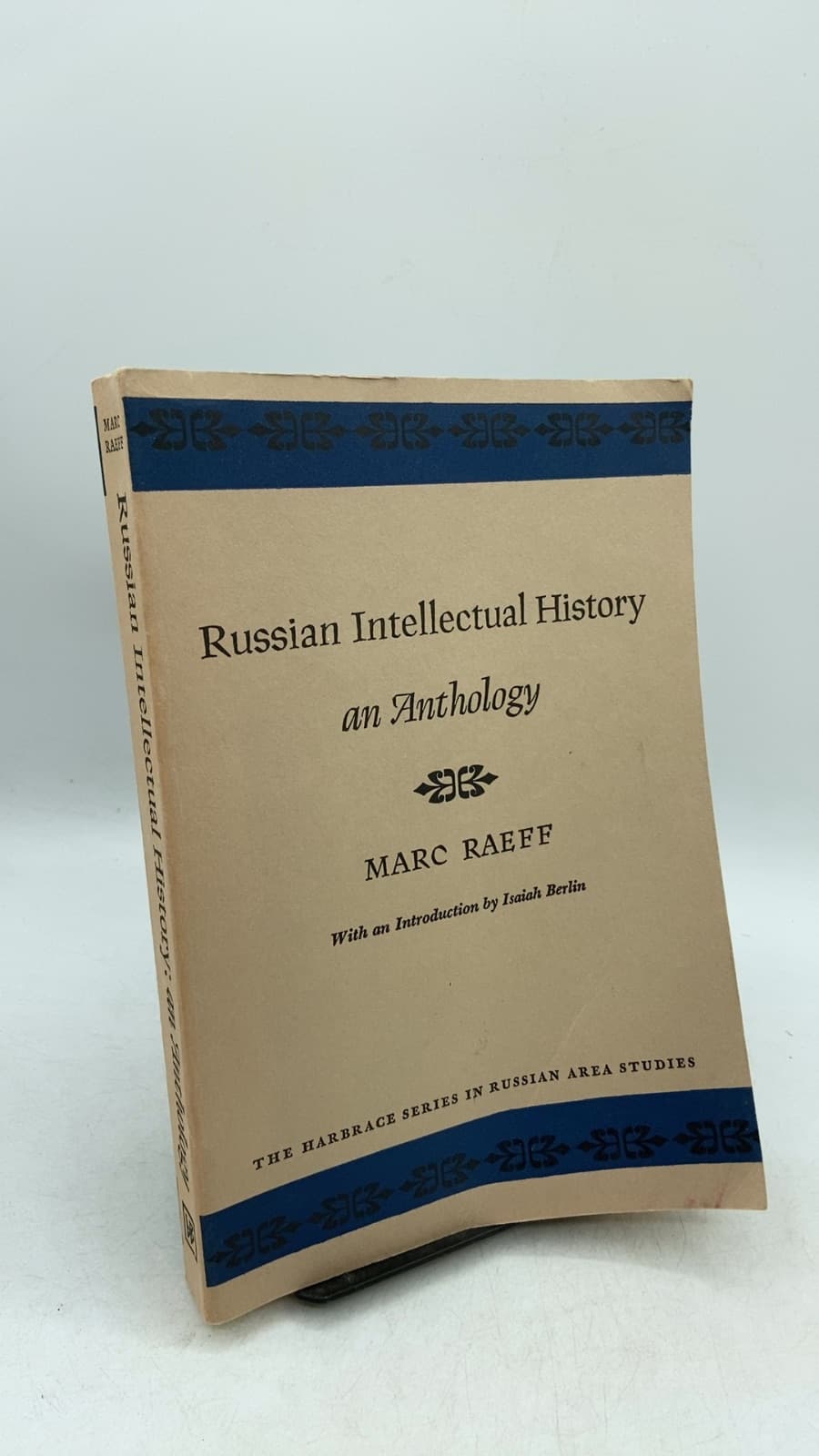 Russian Intellectual History: an Anthology by Marc Raeff - front cover