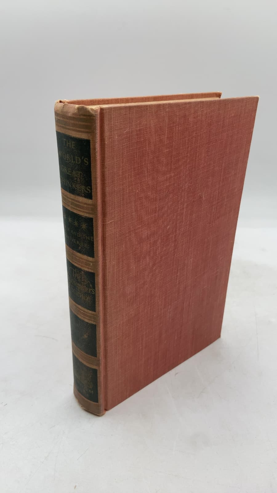 Man and the Universe: The Philosophers of Science by Saxe Commins & Robert N. Linscott - front cover
