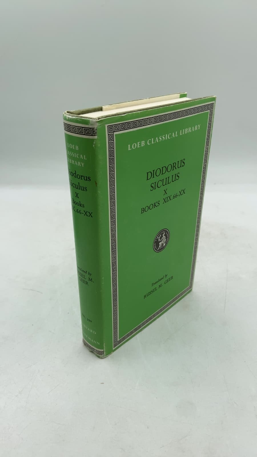 Diodorus Siculus X Books XIX.66-XX by Diodorus Siculus - front cover