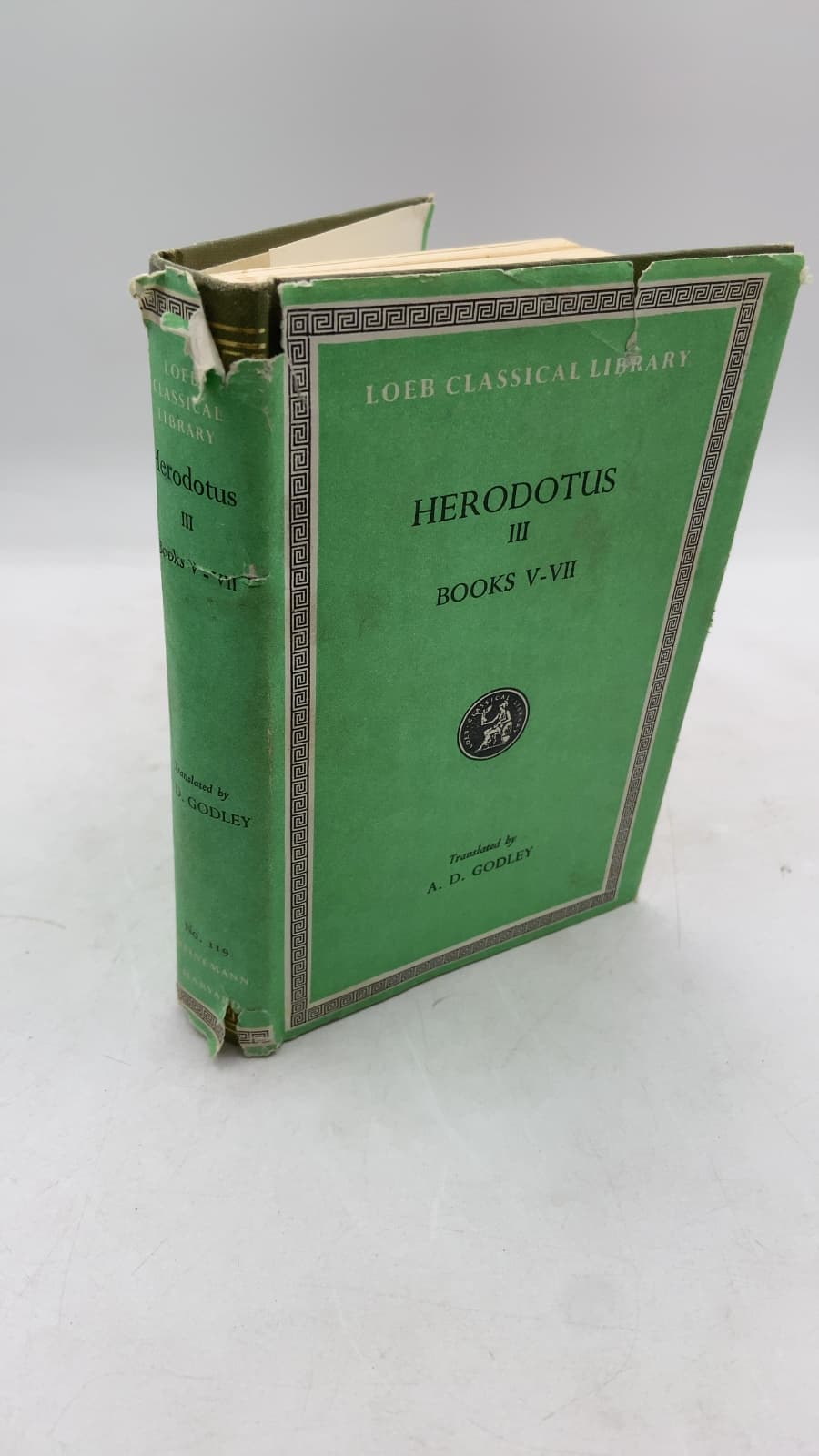 Herodotus III Books V-VII by Herodotus; A. D. Godley (Translator) - front cover