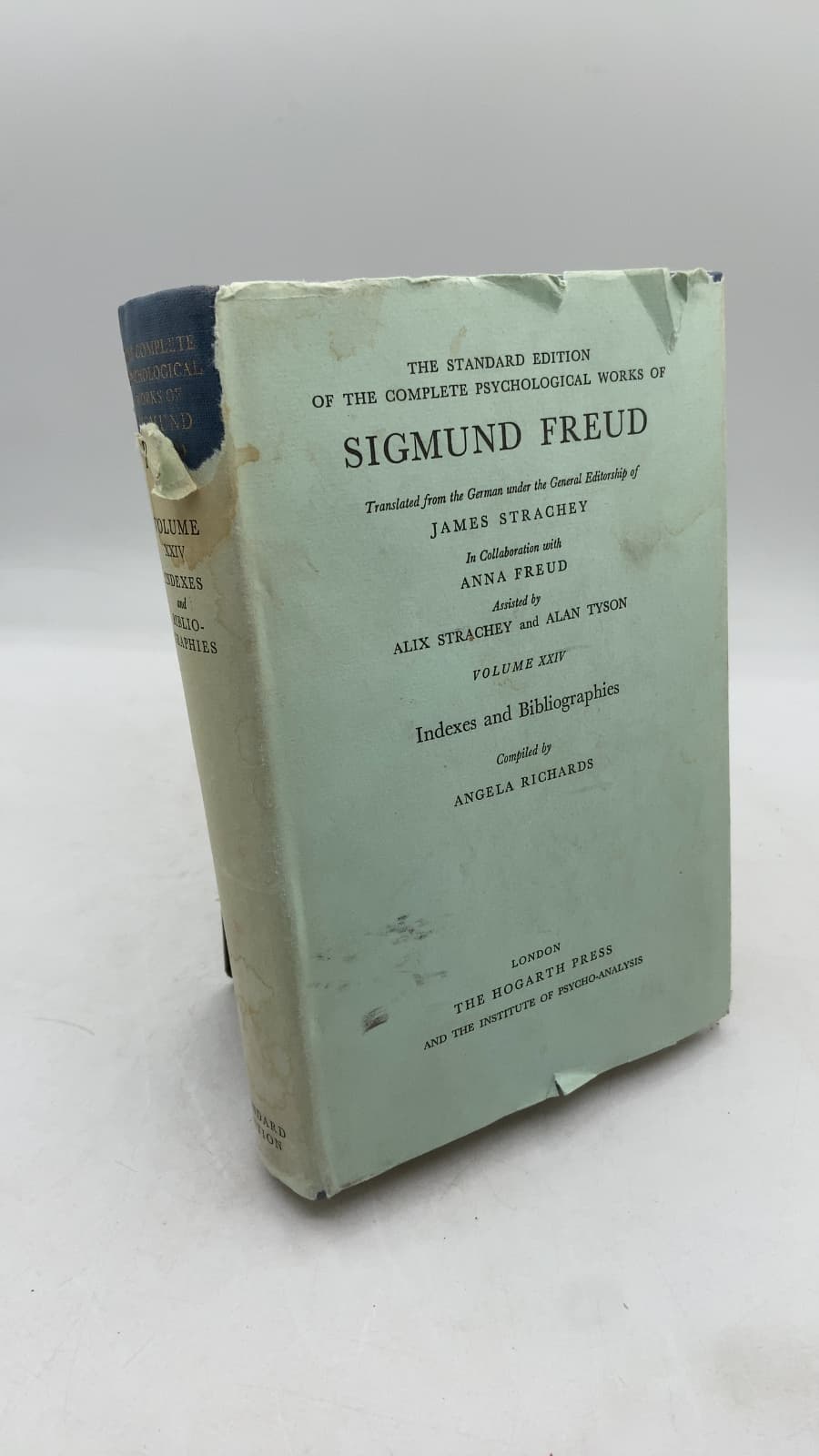 The Standard Edition of the Complete Psychological Works of Sigmund Freud, Volume XXIV: Indexes and Bibliographies by Sigmund Freud - front cover
