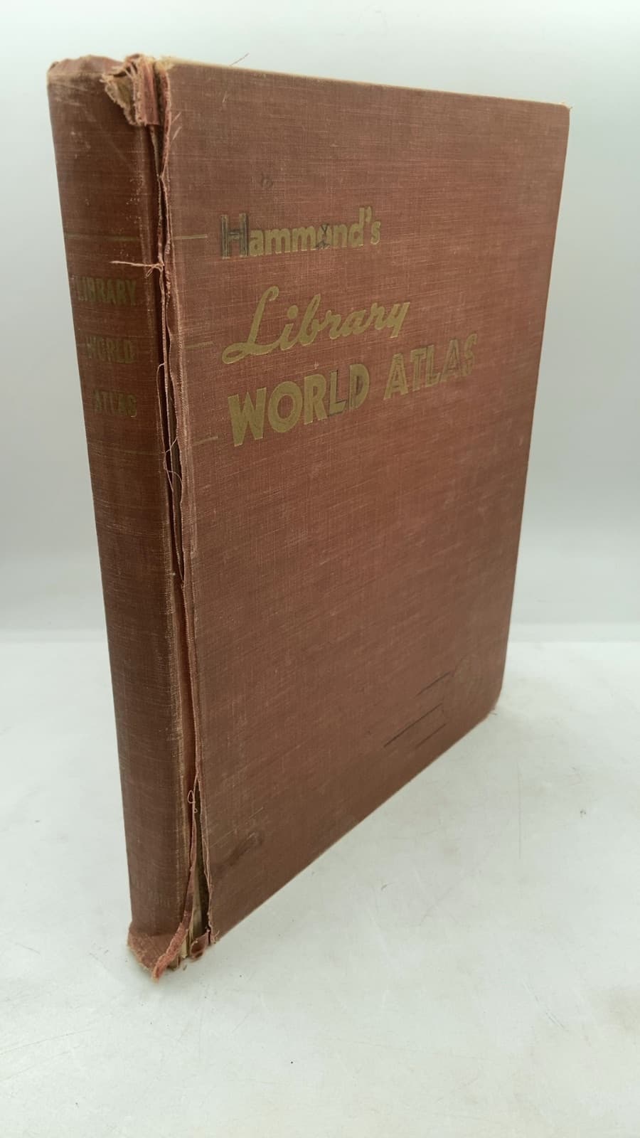 Hammond's Library World Atlas - front cover