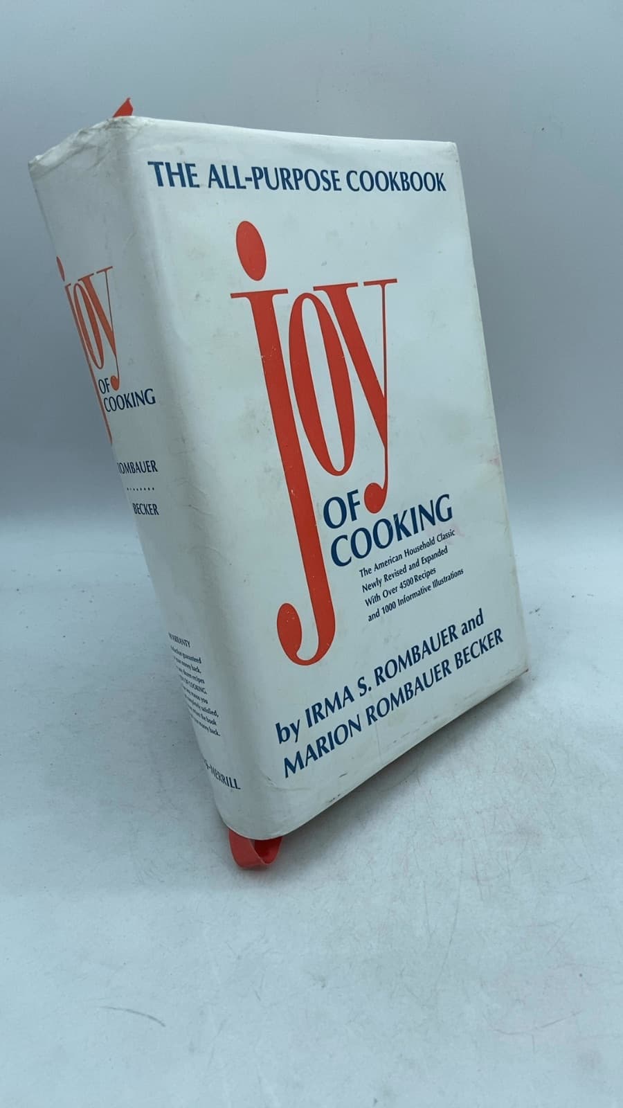 Joy of Cooking by Irma S. Rombauer and Marion Rombauer Becker - front cover