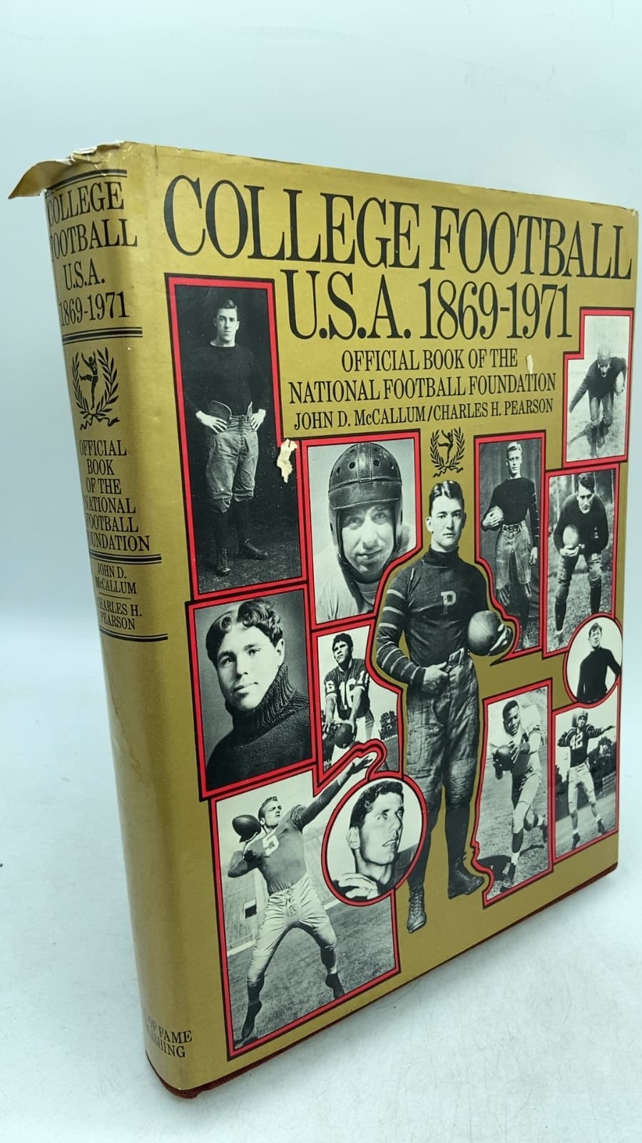 College Football U.s.a. 1869-1971 by John D. McCallum and Charles H. Pearson - front cover