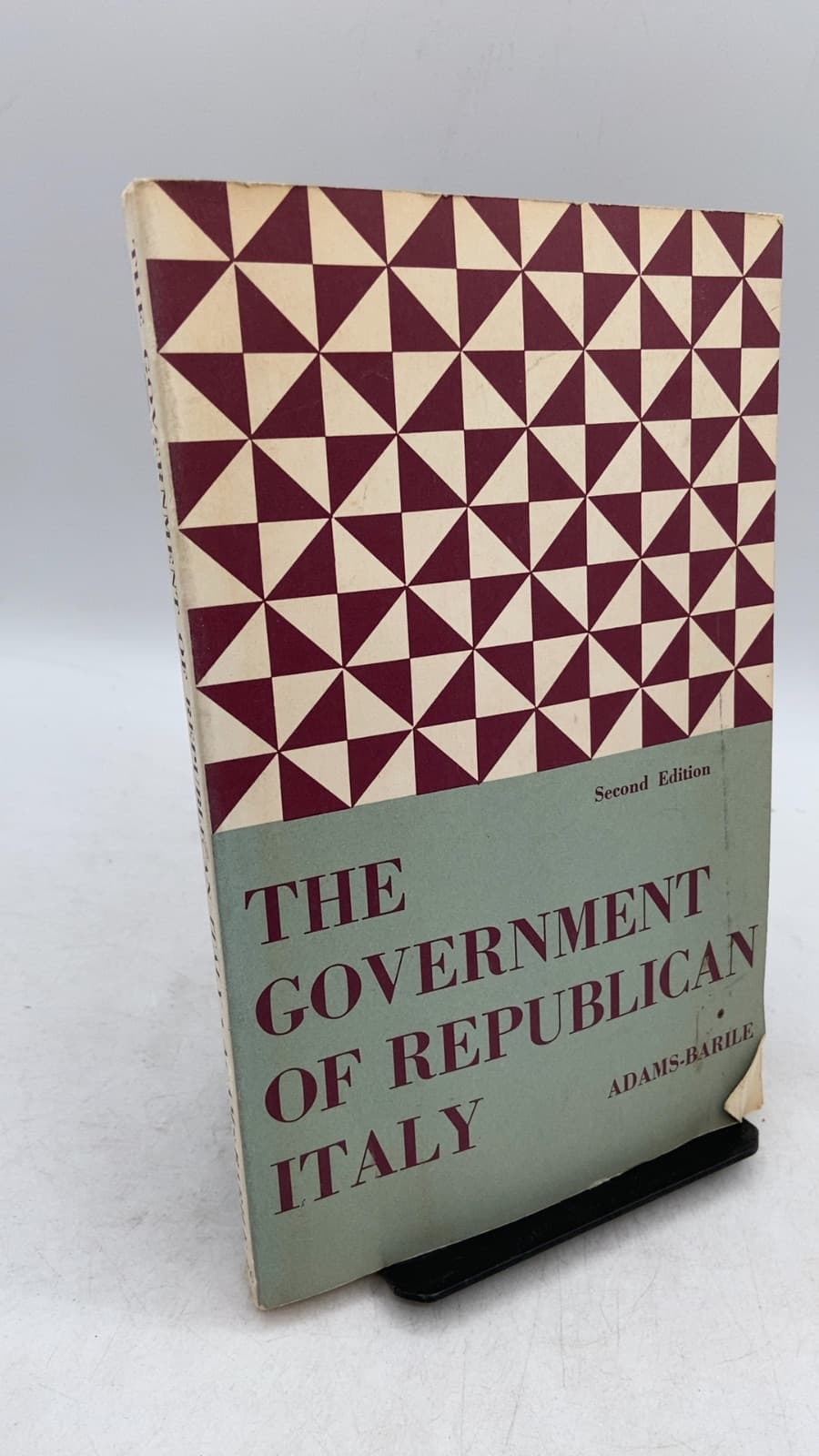 The Government of Republican Italy by John Clarke Adams, Paolo Barile - front cover