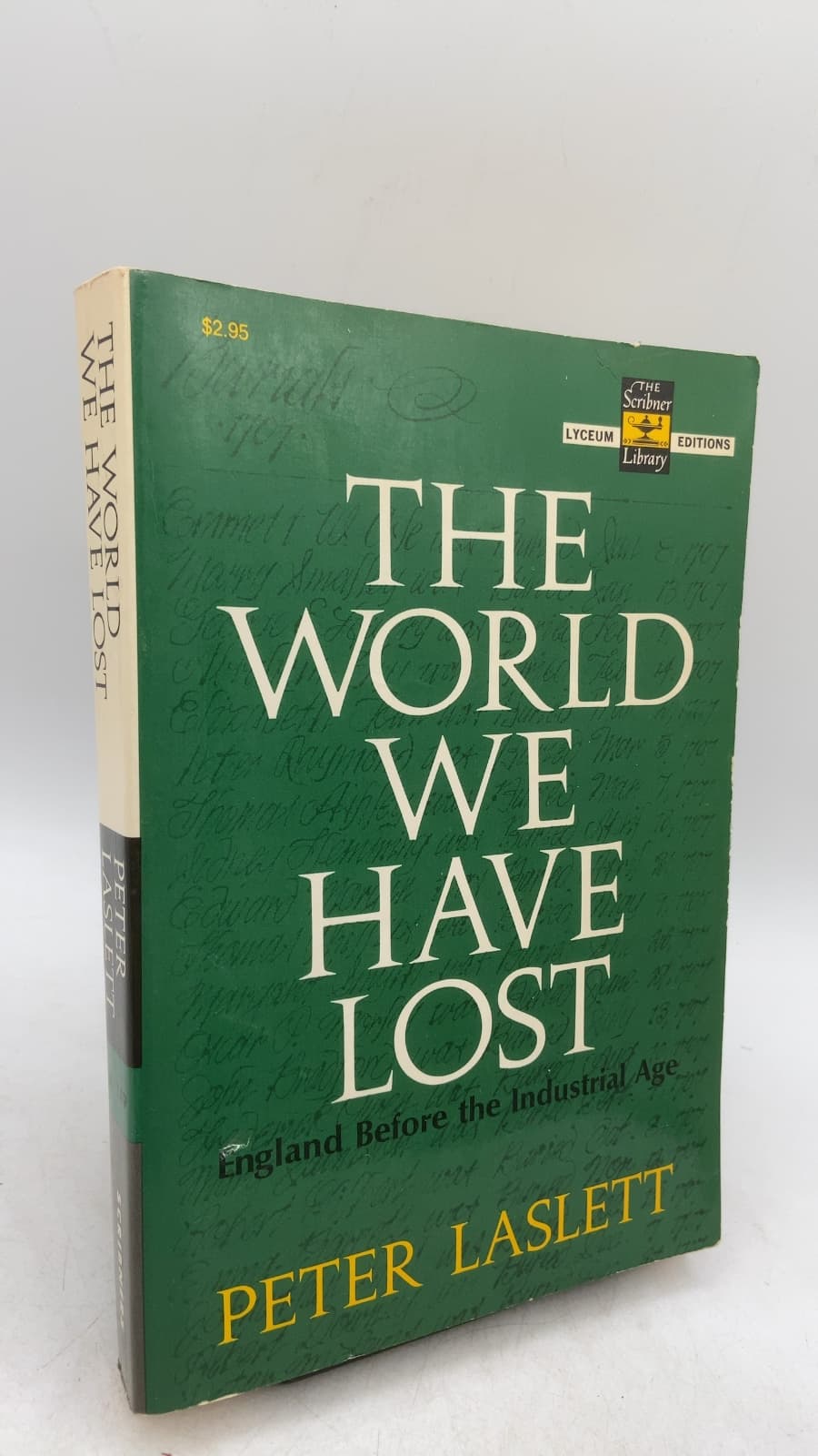 The World We Have Lost by Peter Laslett - front cover