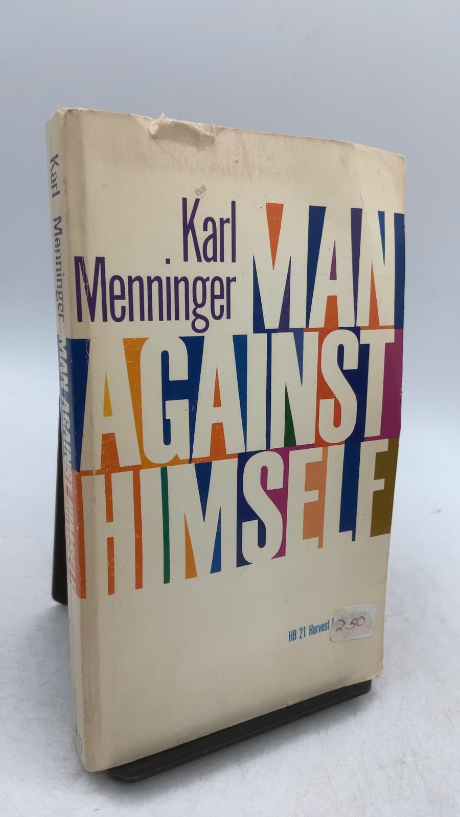 Man Against Himself by Karl Menninger - front cover