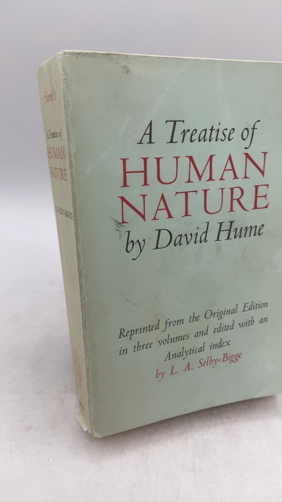 A Treatise of Human Nature by David Hume - front cover