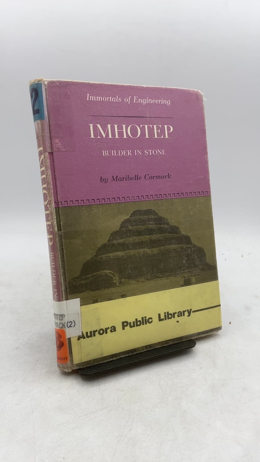 IMHOTEP Builder in Stone by Maribelle Cormack - front cover