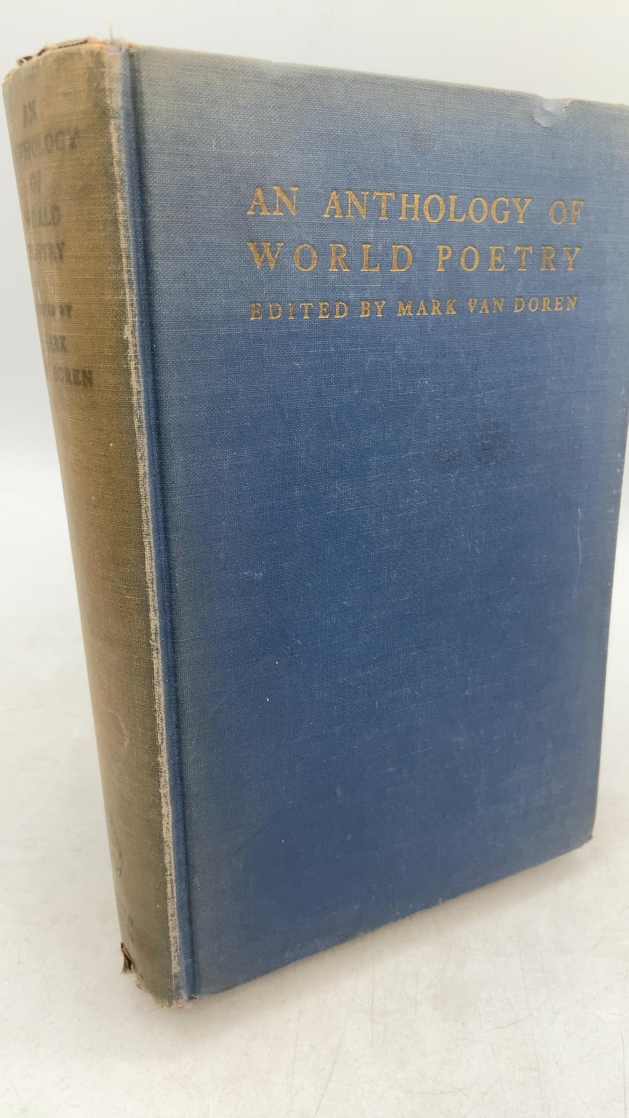 An Anthology of World Poetry by Mark Van Doren - front cover