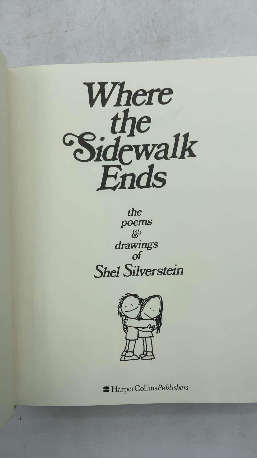 Where the Sidewalk Ends & Every Thing On It by Shel Silverstein - title page