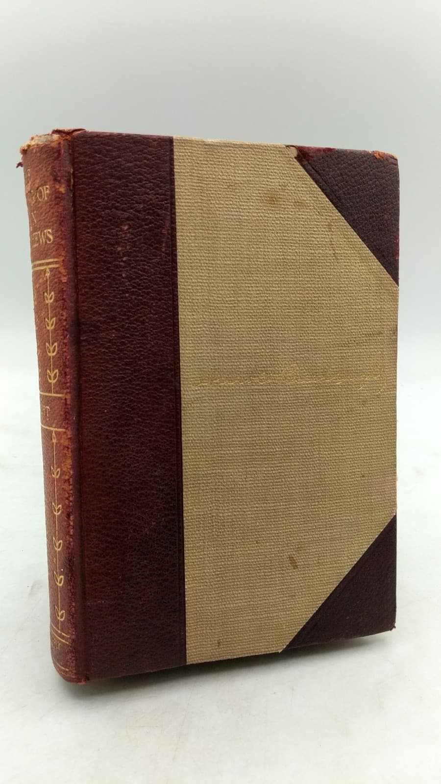The Calling of Dan Matthews by Harold Bell Wright - front cover