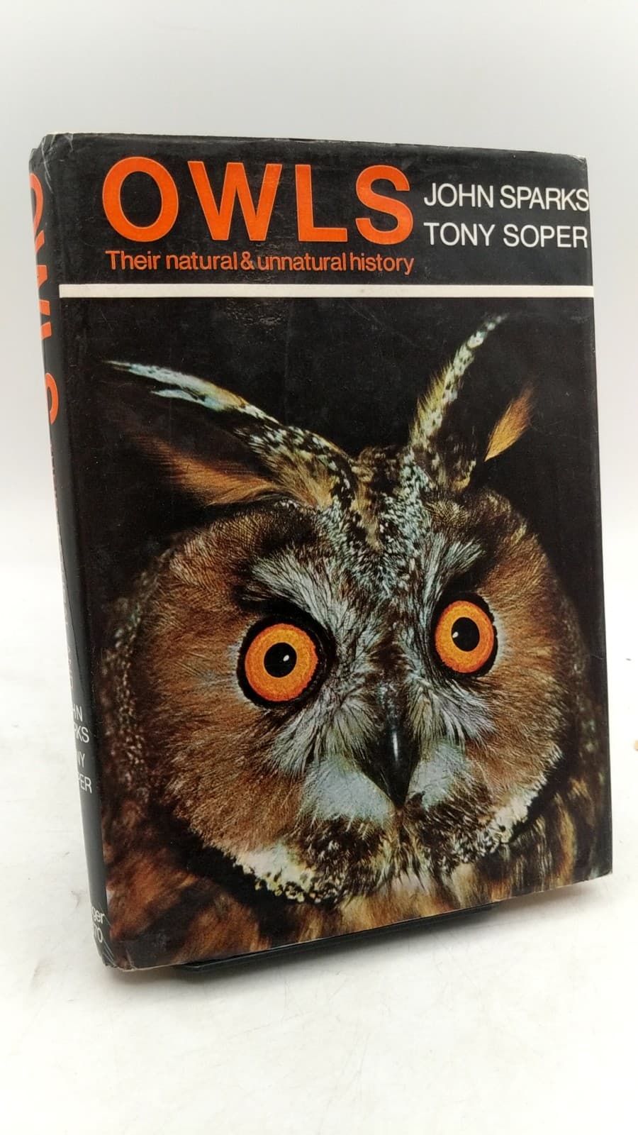 Owls: Their Natural & Unnatural History by John Sparks and Tony Soper - front cover