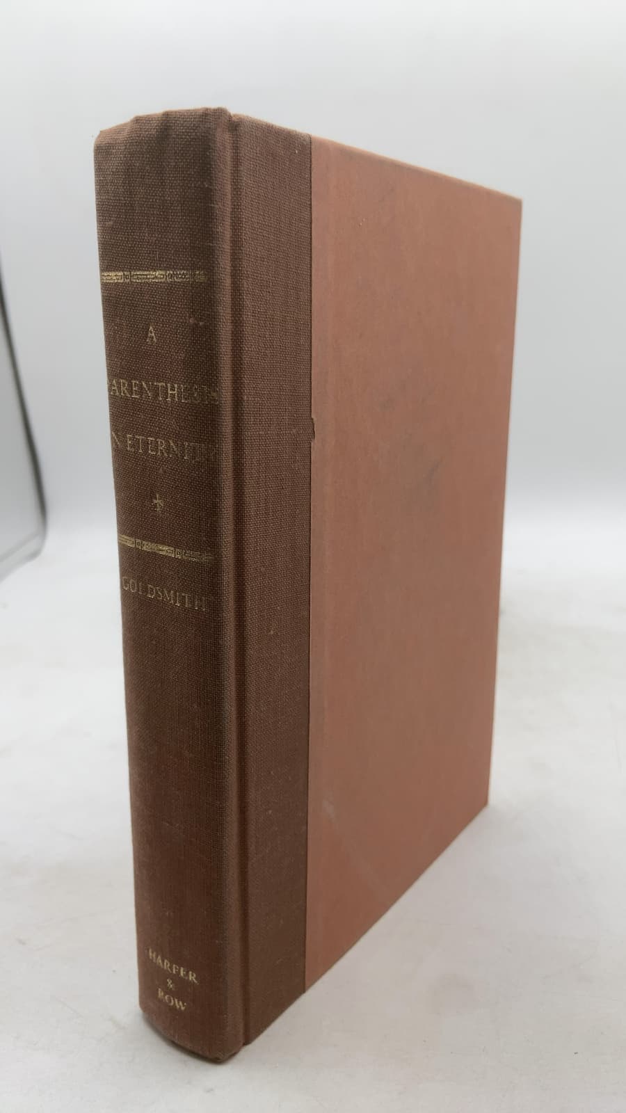 A Parenthesis in Eternity by Joel S. Goldsmith - front cover