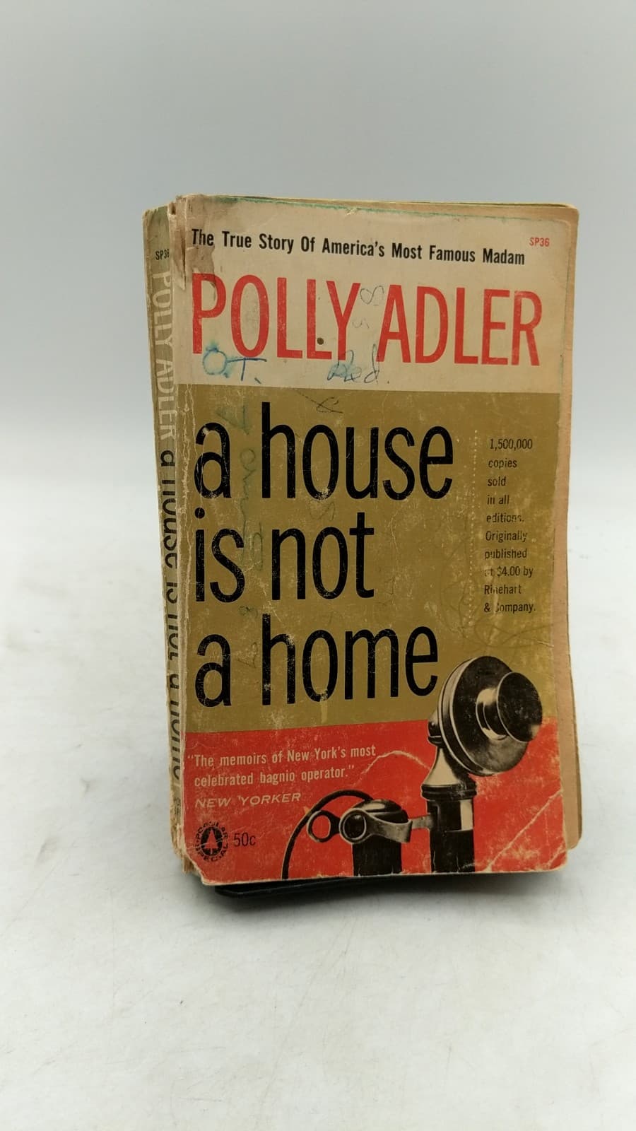 a house is not a home by Polly Adler - front cover