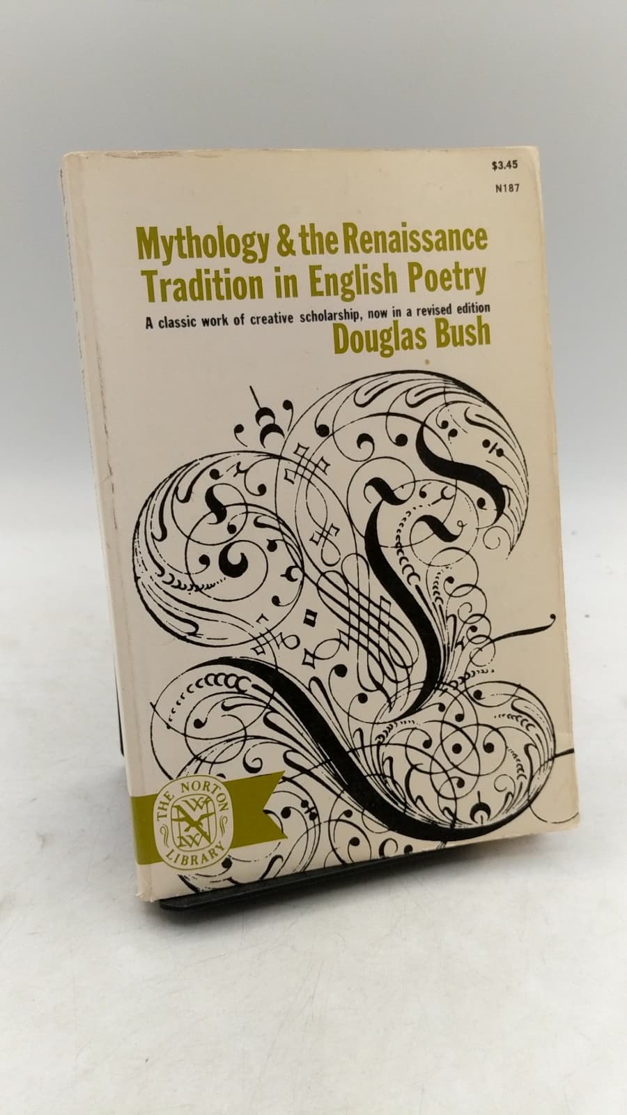 Mythology & the Renaissance Tradition in English Poetry by Douglas Bush - front cover