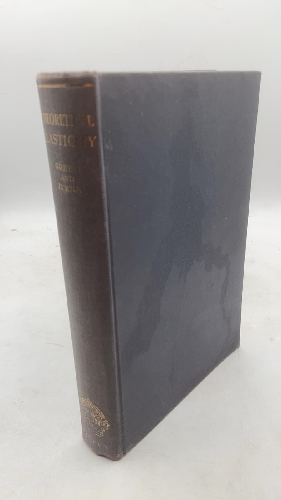 Theoretical Elasticity by A. E. Green and W. Zerna - front cover