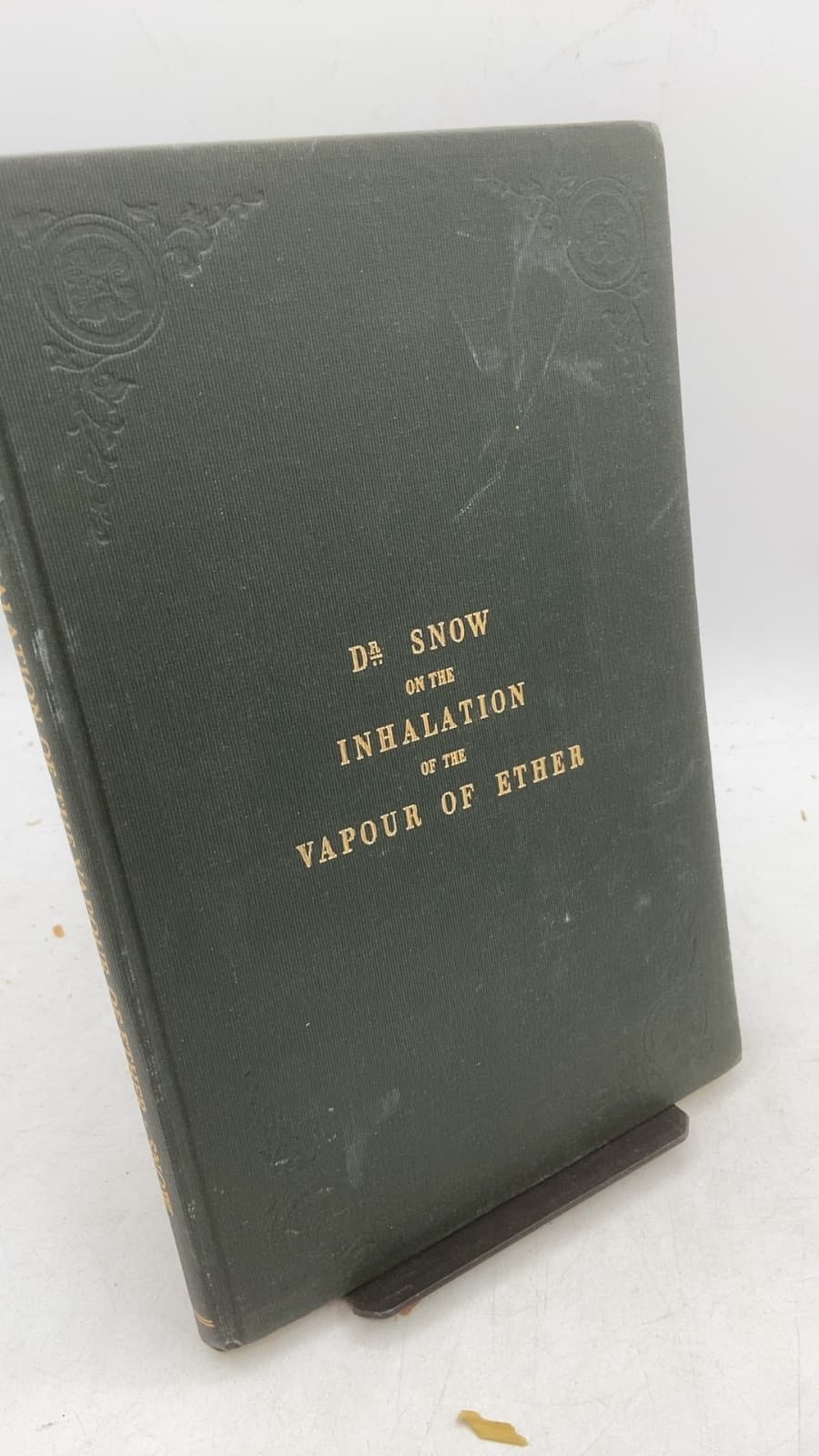 On the Inhalation of the Vapour of Ether by Dr. Snow - front cover