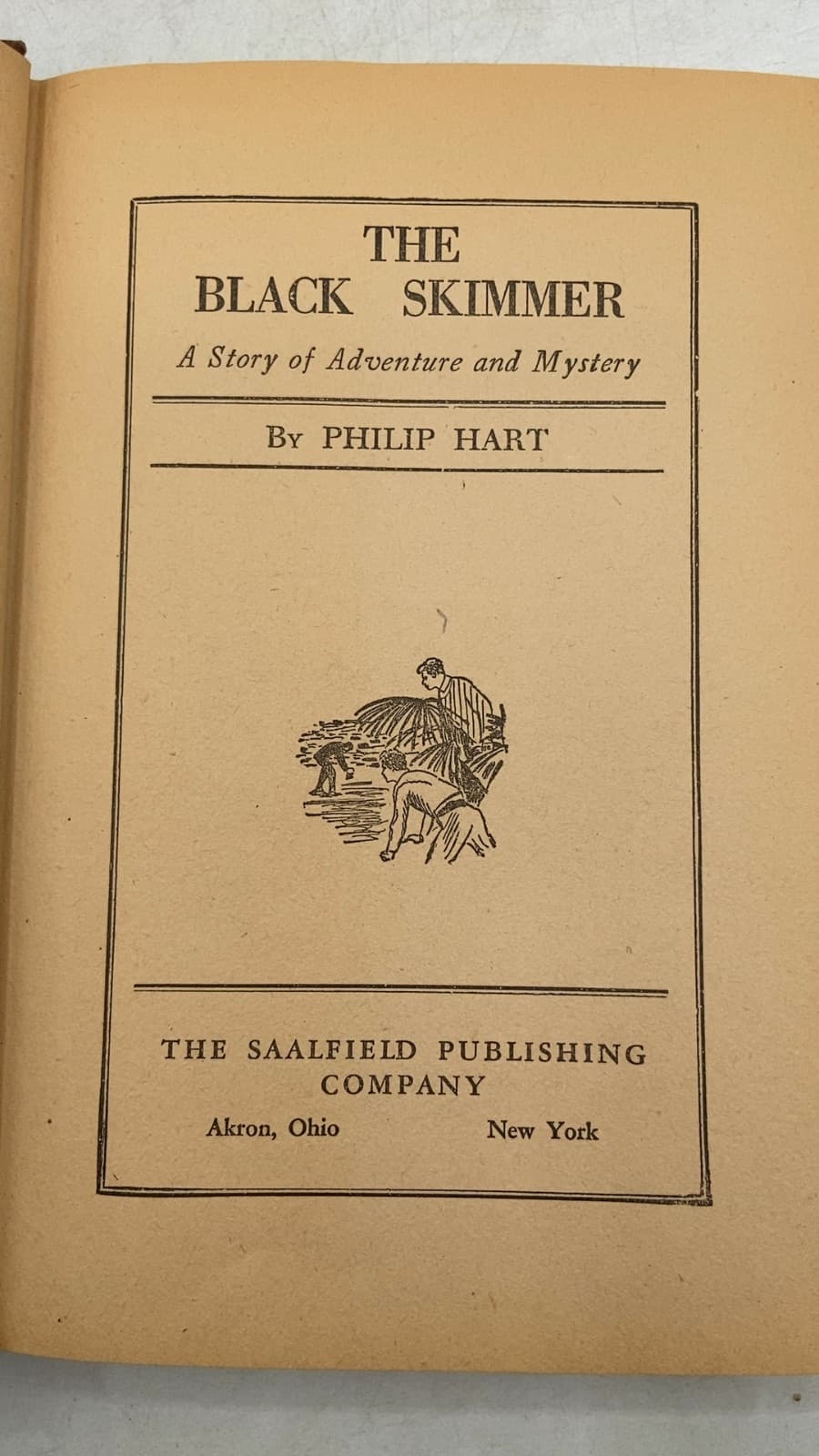 The Black Skimmer by Philip Hart - title page