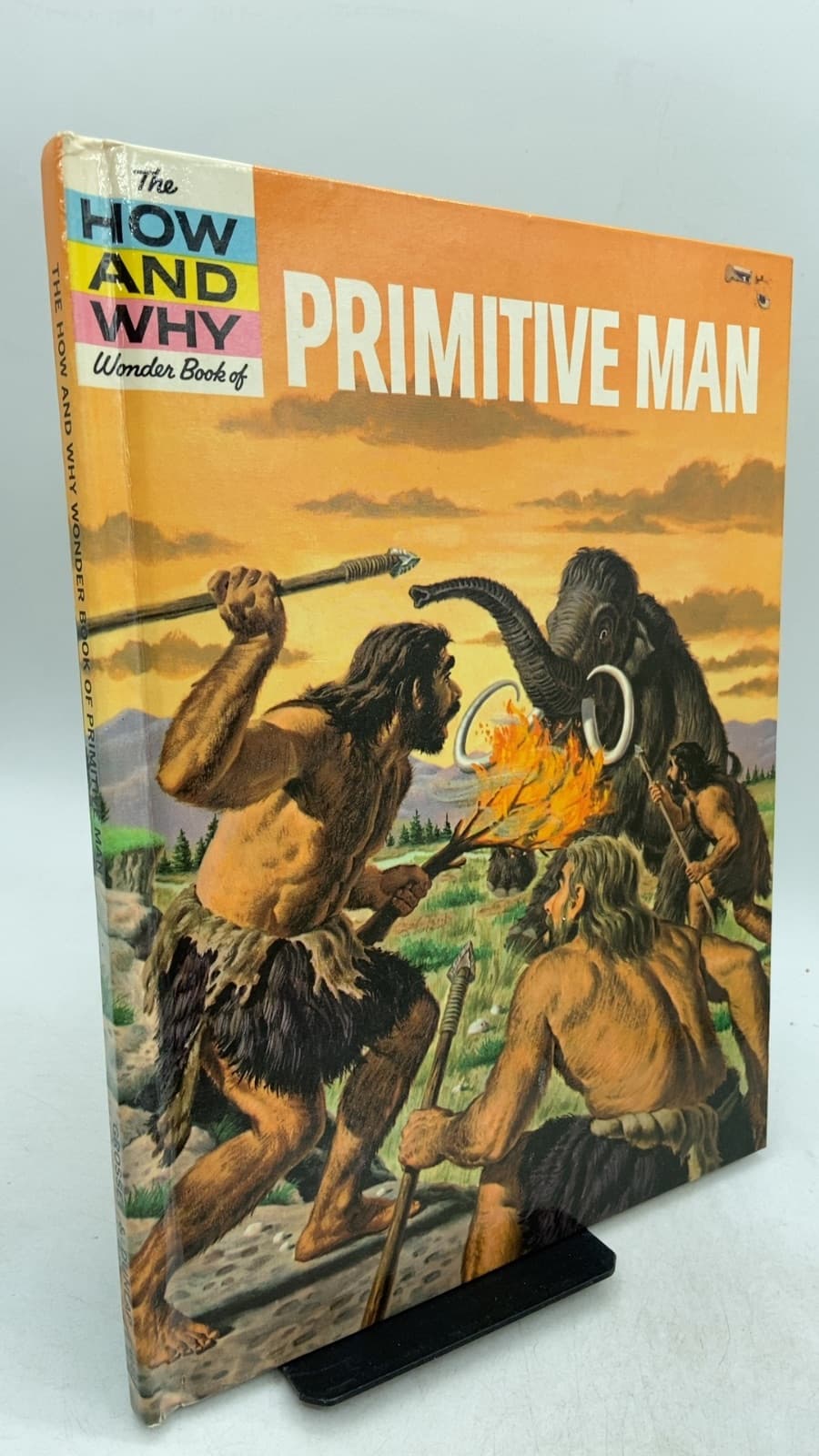 The How and Why Wonder Book of Primitive Man by Donald Barr - front cover