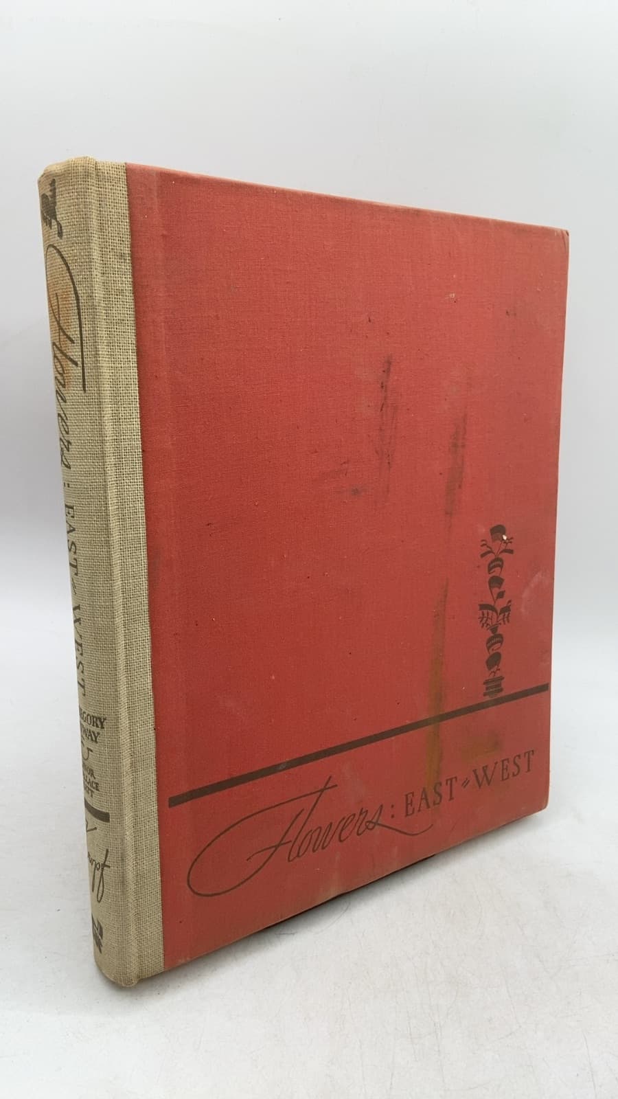 Flowers East-West by J. Gregory Conway in collaboration with Elinor Wallace Hiatt - front cover
