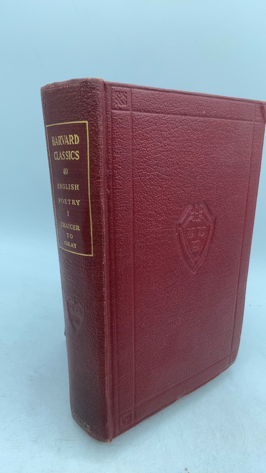 English Poetry: From Chaucer to Gray by Edited by Charles W. Eliot, LL.D. - front cover