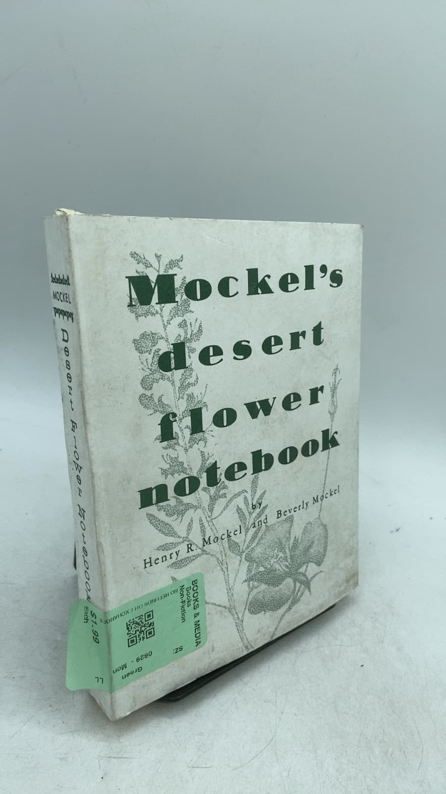 Mockel's Desert Flower Notebook by Henry R. Mockel and Beverly Mockel - front cover