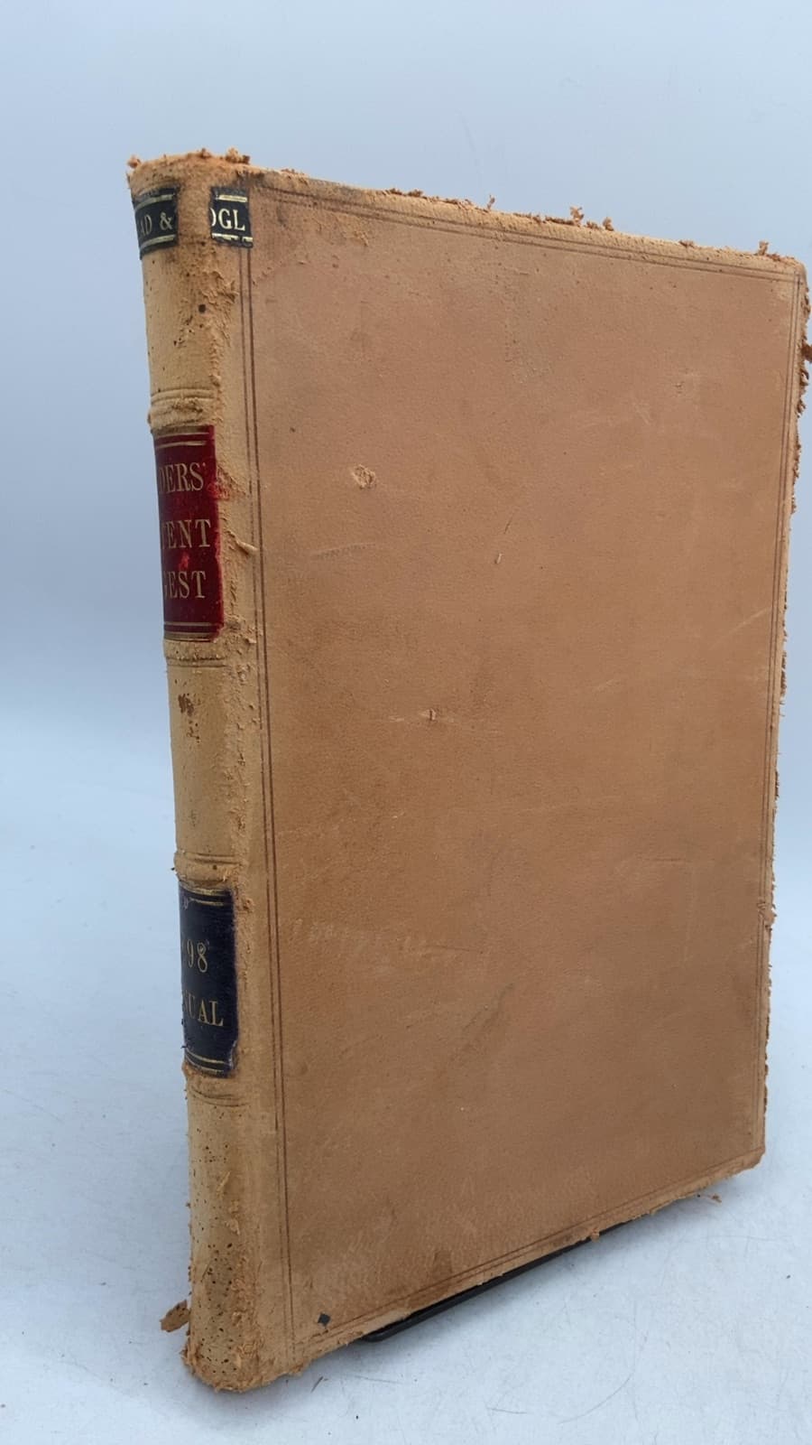 Annual Digest of the Decisions of the Supreme Court of the United States, the Federal Courts and of the Commissioner of Patents in Matters Relating to Patents, Trademarks, Designs, Labels and Copyrights for 1898 by Louis M. Sanders - front cover