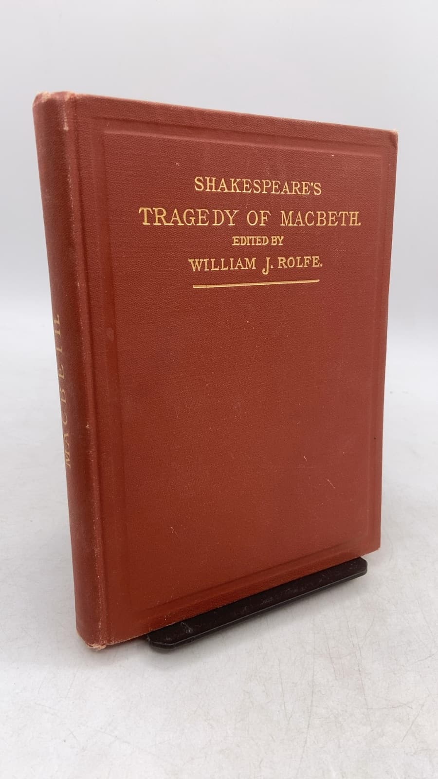 Shakespeare's Tragedy of Macbeth by William Shakespeare - front cover