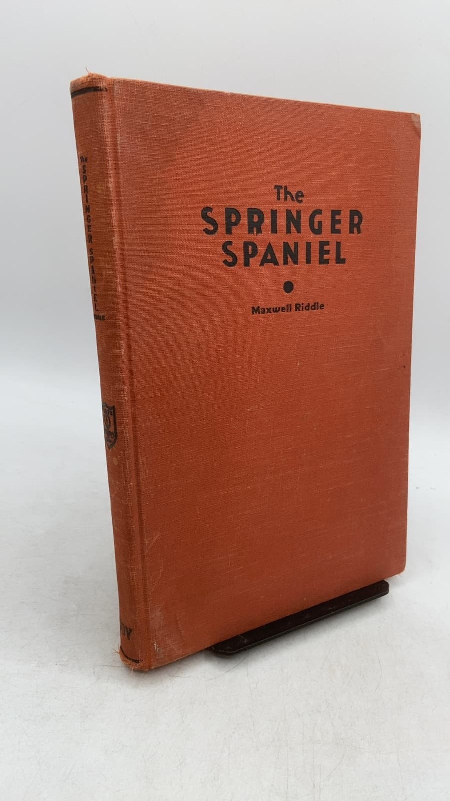 The Springer Spaniel by Maxwell Riddle - front cover