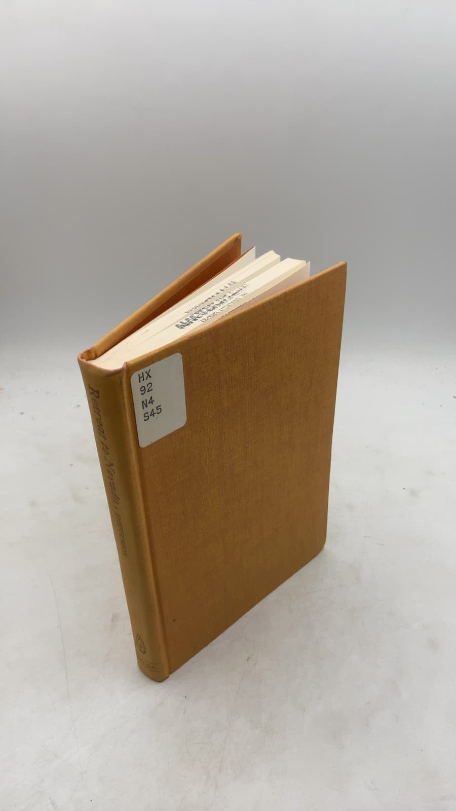 Retreat to Nevada: A Socialist Colony of World War I by Wilbur S. Shepperson with the assistance of John G. Folkes - front cover
